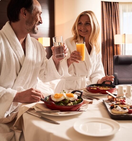 Couple at hotel spa image