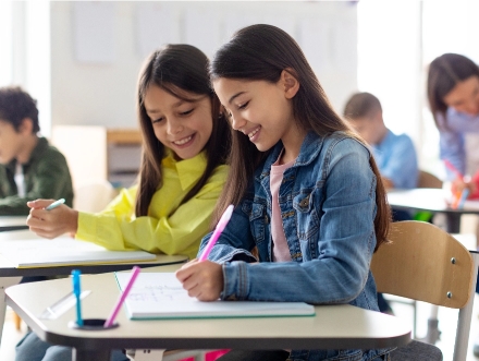 Kids at school image