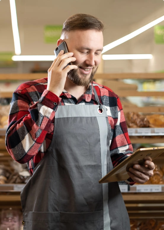 Grocery store manager